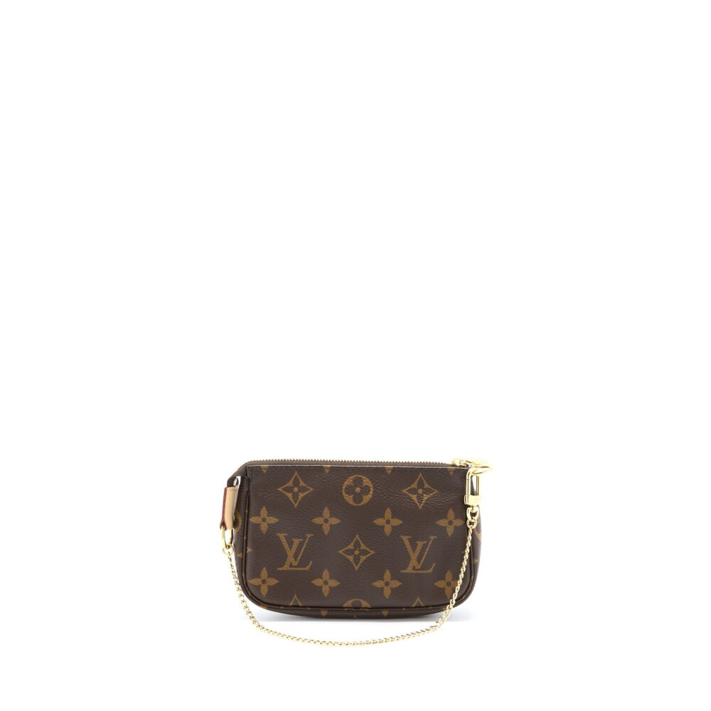 AAA Replica Louis Vuitton LV MINI POCHETTE ACCESSORIES MONOGRAM CANVAS GHW