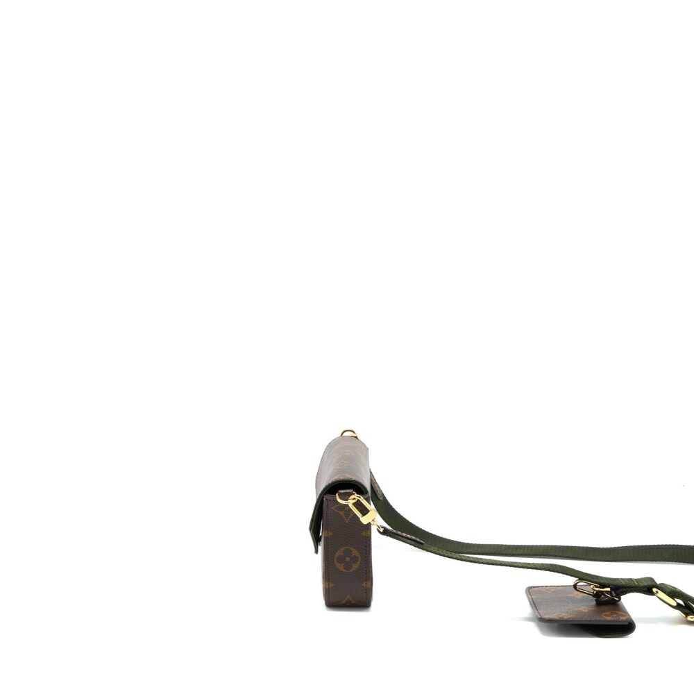 AAA Replica Louis Vuitton LV FELICIE STRAP & GO MONOGRAM CANVAS GHW