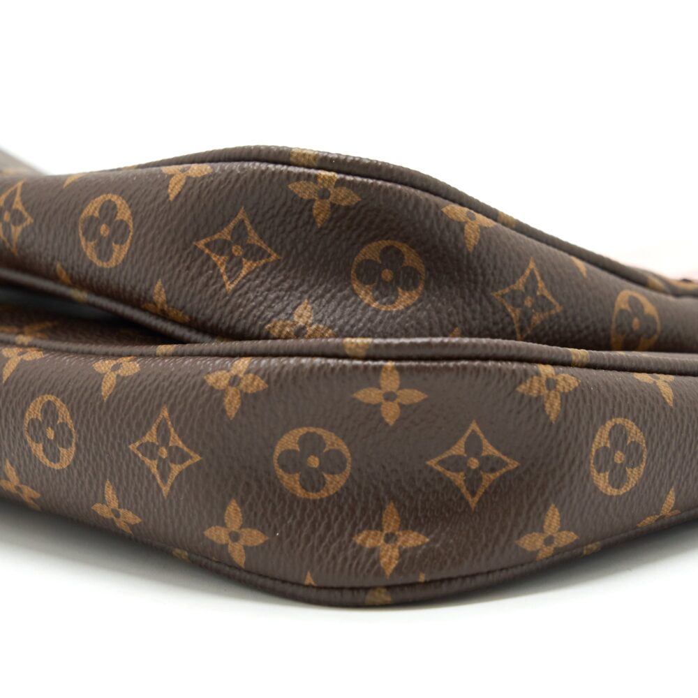 AAA Replica Louis Vuitton LV MULTI POCHETTE ACCESSORIES MONOGRAM CANVAS ROSE CLAIR GHW