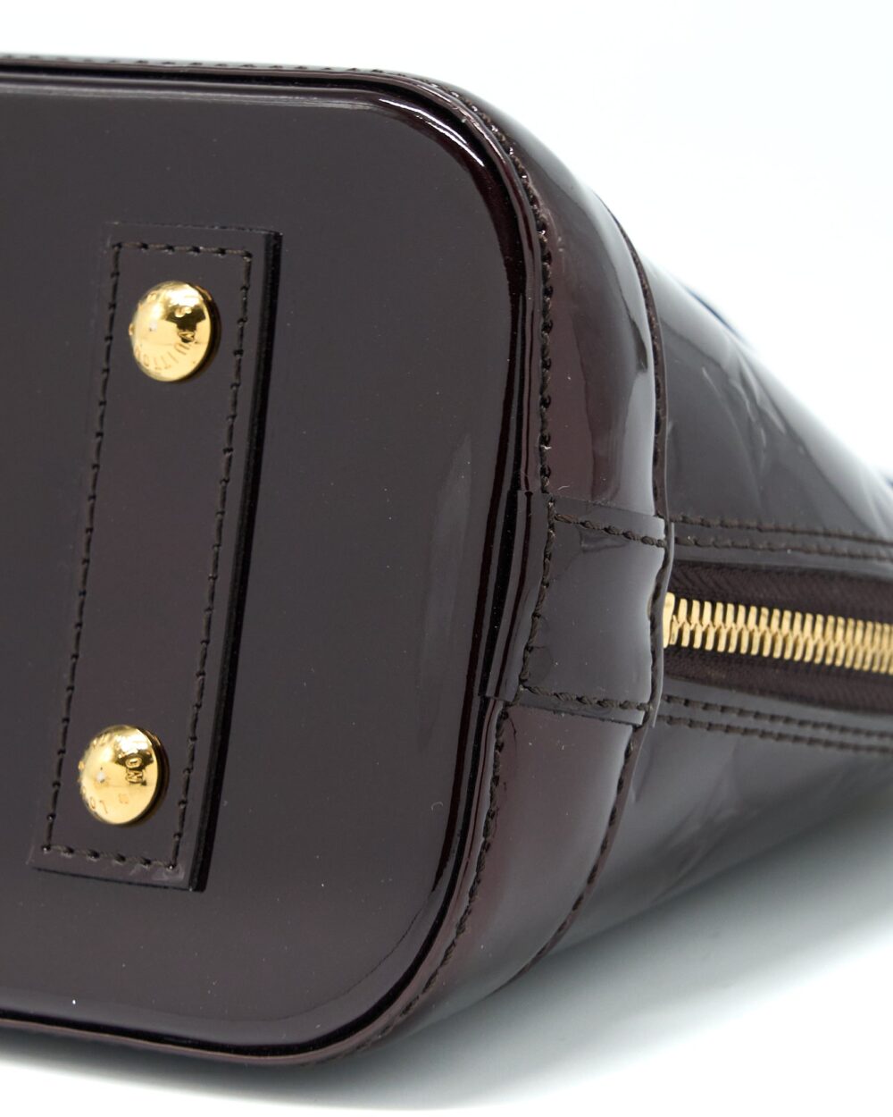 AAA Replica Louis Vuitton LV ALMA BB PATENT AMATANTE GHW