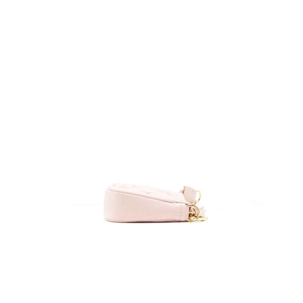 AAA Replica Louis Vuitton LV MINI POCHETTE PINK EMPREINTE
