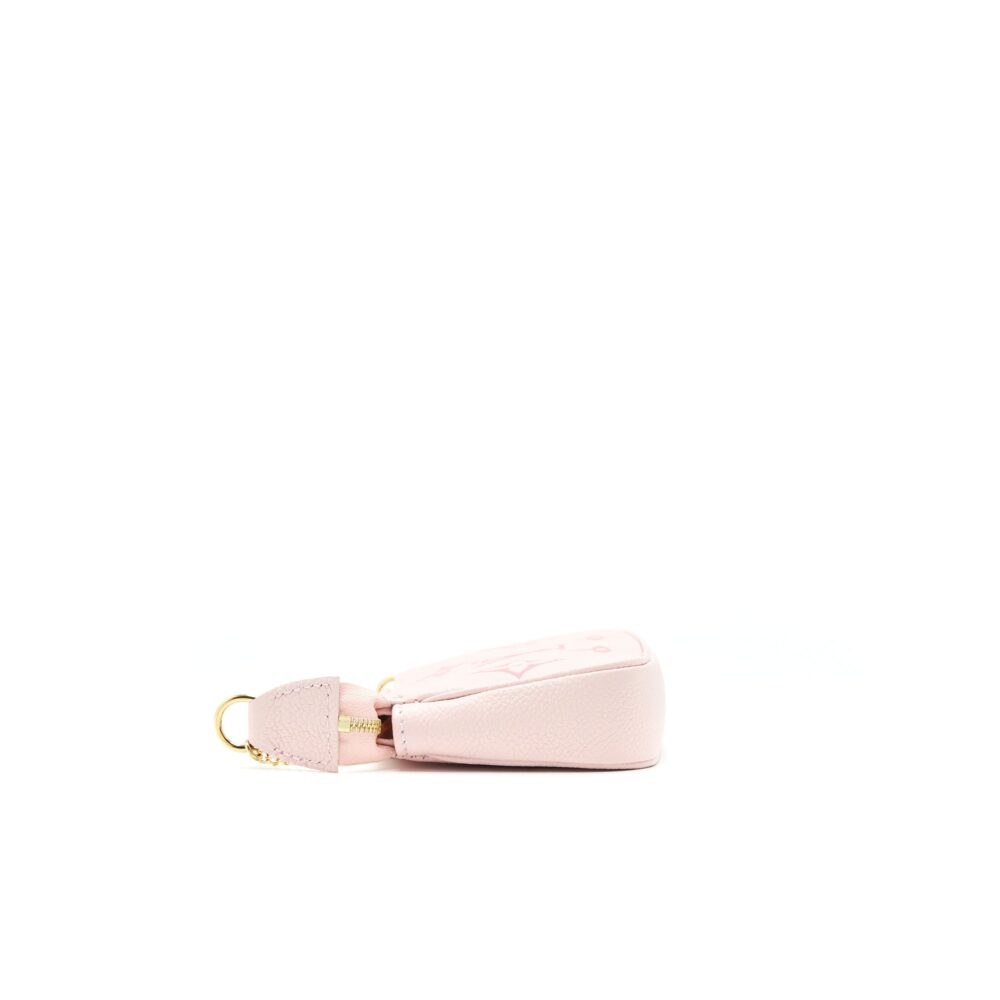AAA Replica Louis Vuitton LV MINI POCHETTE PINK EMPREINTE