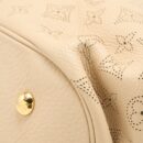 AAA Replica Louis Vuitton LV MAHINA HINA SHOULDER BAG BEIGE GHW
