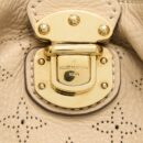AAA Replica Louis Vuitton LV MAHINA HINA SHOULDER BAG BEIGE GHW