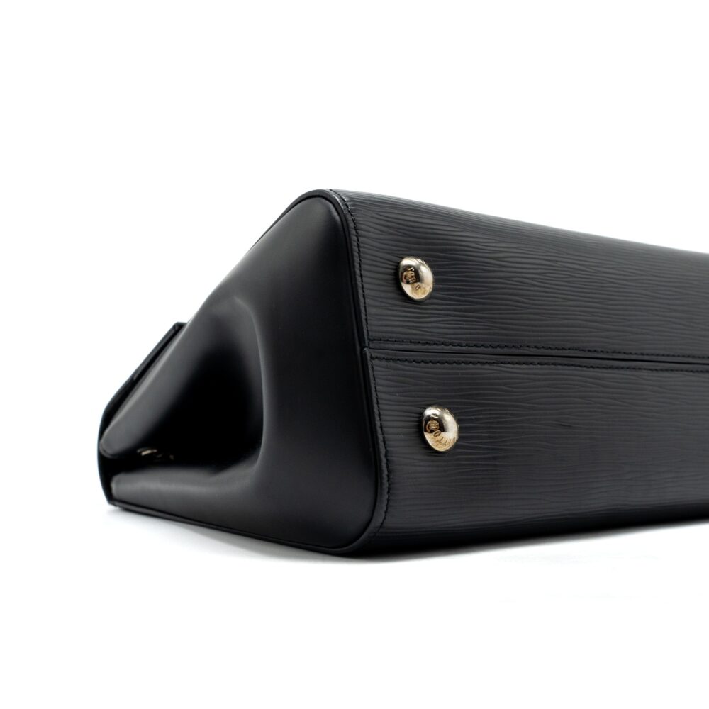 AAA Replica Louis Vuitton LV CLUNY MM EPI BLACK SHW