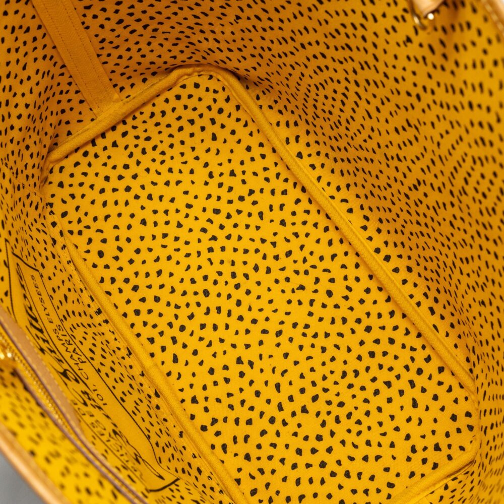 AAA Replica Louis Vuitton LV X YAYOI KUSAM NEVERFULL MM MONOGRAM CANVAS / YELLOW GHW
