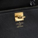 AAA Replica Louis Vuitton LV FLAP SHOULDER BAG CALFSKIN BLACK GHW