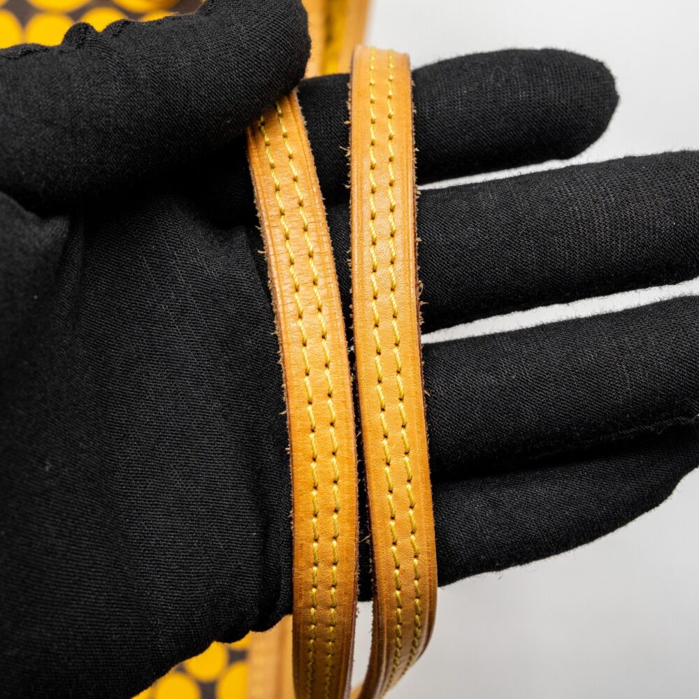 AAA Replica Louis Vuitton LV X YAYOI KUSAM NEVERFULL MM MONOGRAM CANVAS / YELLOW GHW