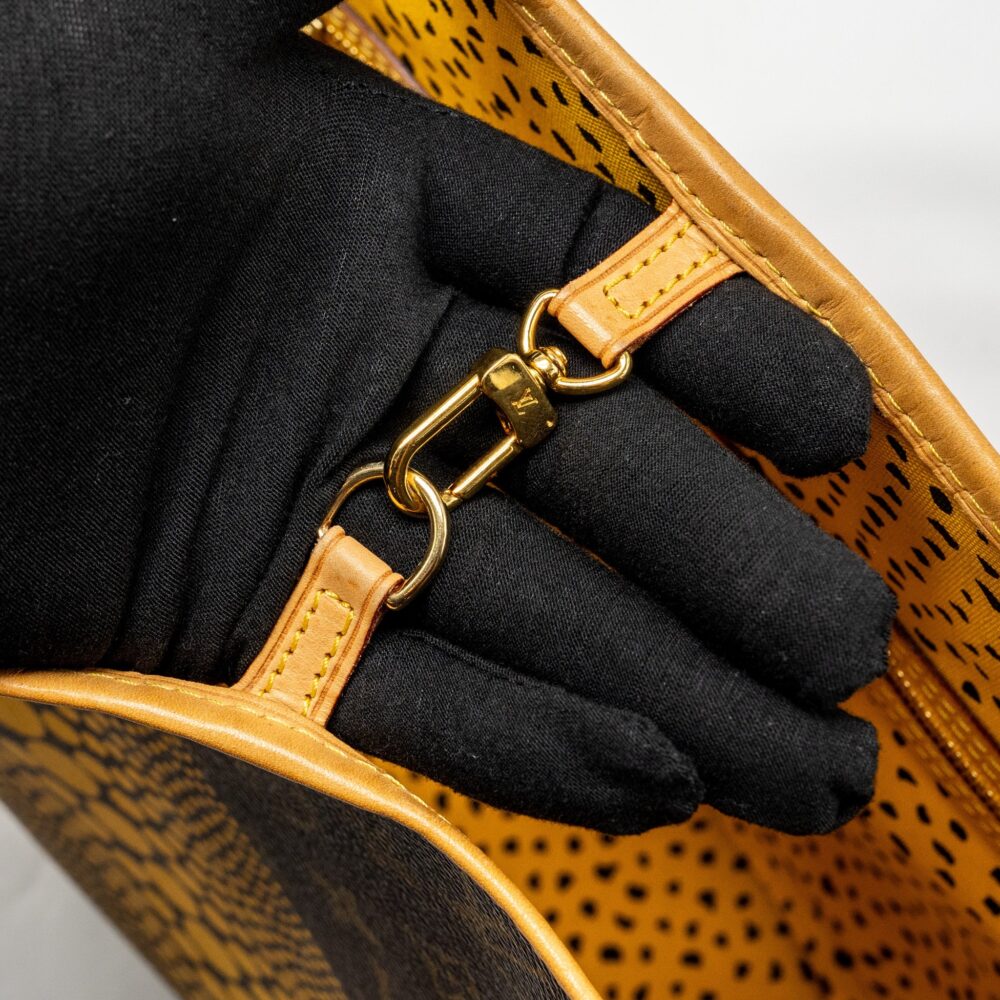 AAA Replica Louis Vuitton LV X YAYOI KUSAM NEVERFULL MM MONOGRAM CANVAS / YELLOW GHW
