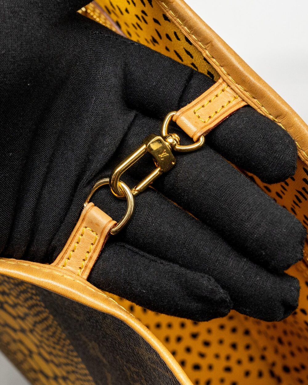 AAA Replica Louis Vuitton LV X YAYOI KUSAM NEVERFULL MM MONOGRAM CANVAS / YELLOW GHW