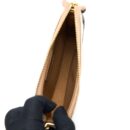 AAA Replica Louis Vuitton LV MINI POCHETTE ACCESSORIES PATENT BRONZE GHW (NEW VERSION)