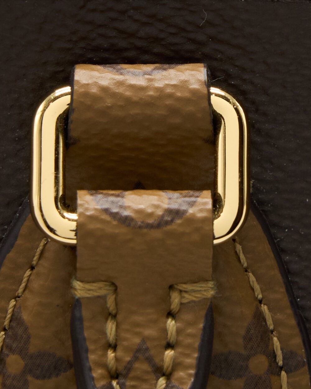 AAA Replica Louis Vuitton LV ON THE GO MM MONOGRAM COATED MONOGRAM REVERSE CANVAS GHW
