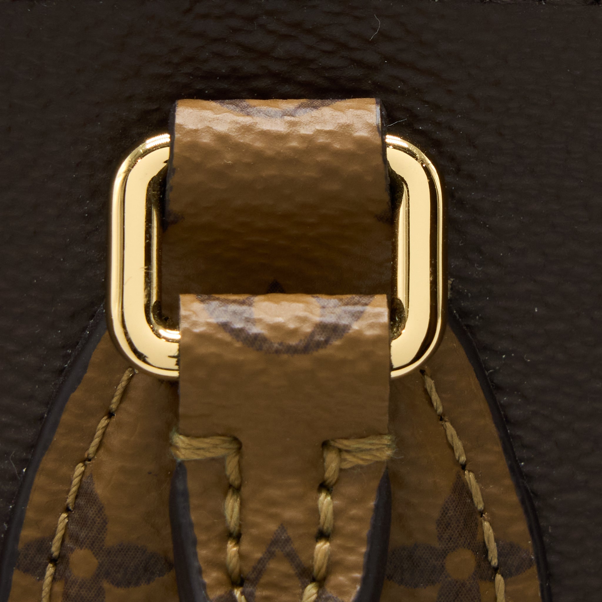 AAA Replica Louis Vuitton LV ON THE GO MM MONOGRAM COATED MONOGRAM REVERSE CANVAS GHW