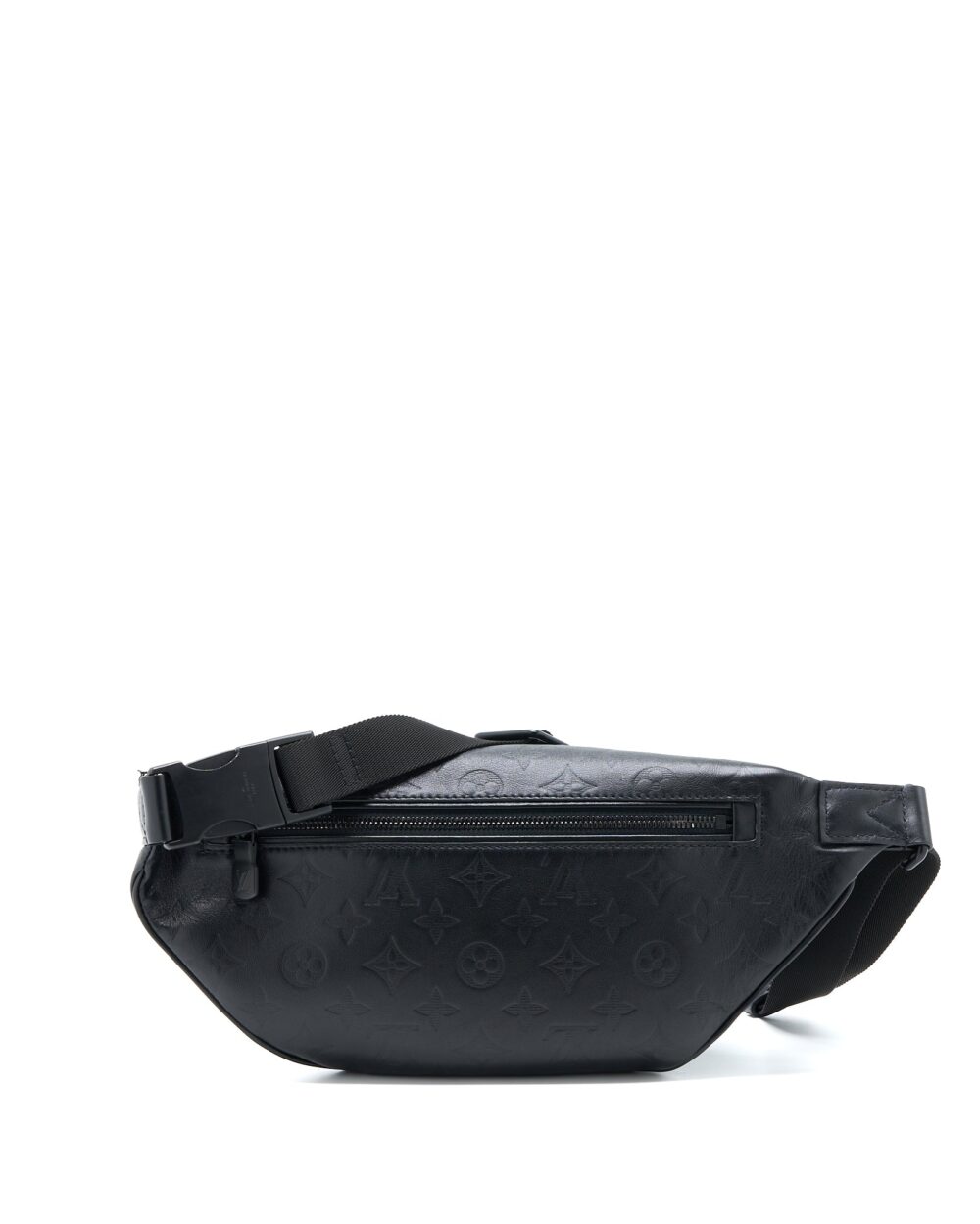 AAA Replica Louis Vuitton LV DISCOVERY BUMBAG PM MONOGRAM SHADOW CALFSKIN BLACK/BLACK HARDWARE