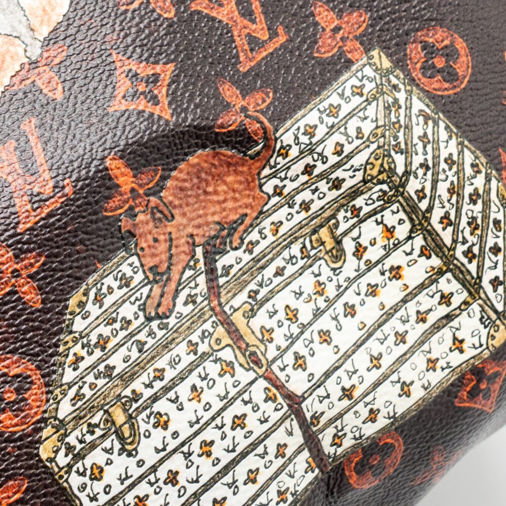 AAA Replica Louis Vuitton LV SPEEDY BANDOULIERE 30 CATOGRAM LIMITED EDITION CANVAS GHW