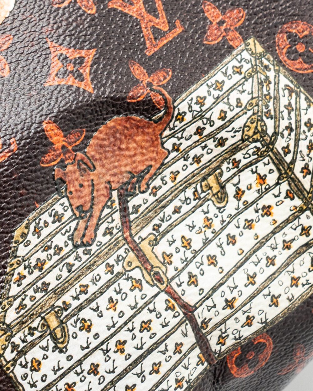 AAA Replica Louis Vuitton LV SPEEDY BANDOULIERE 30 CATOGRAM LIMITED EDITION CANVAS GHW
