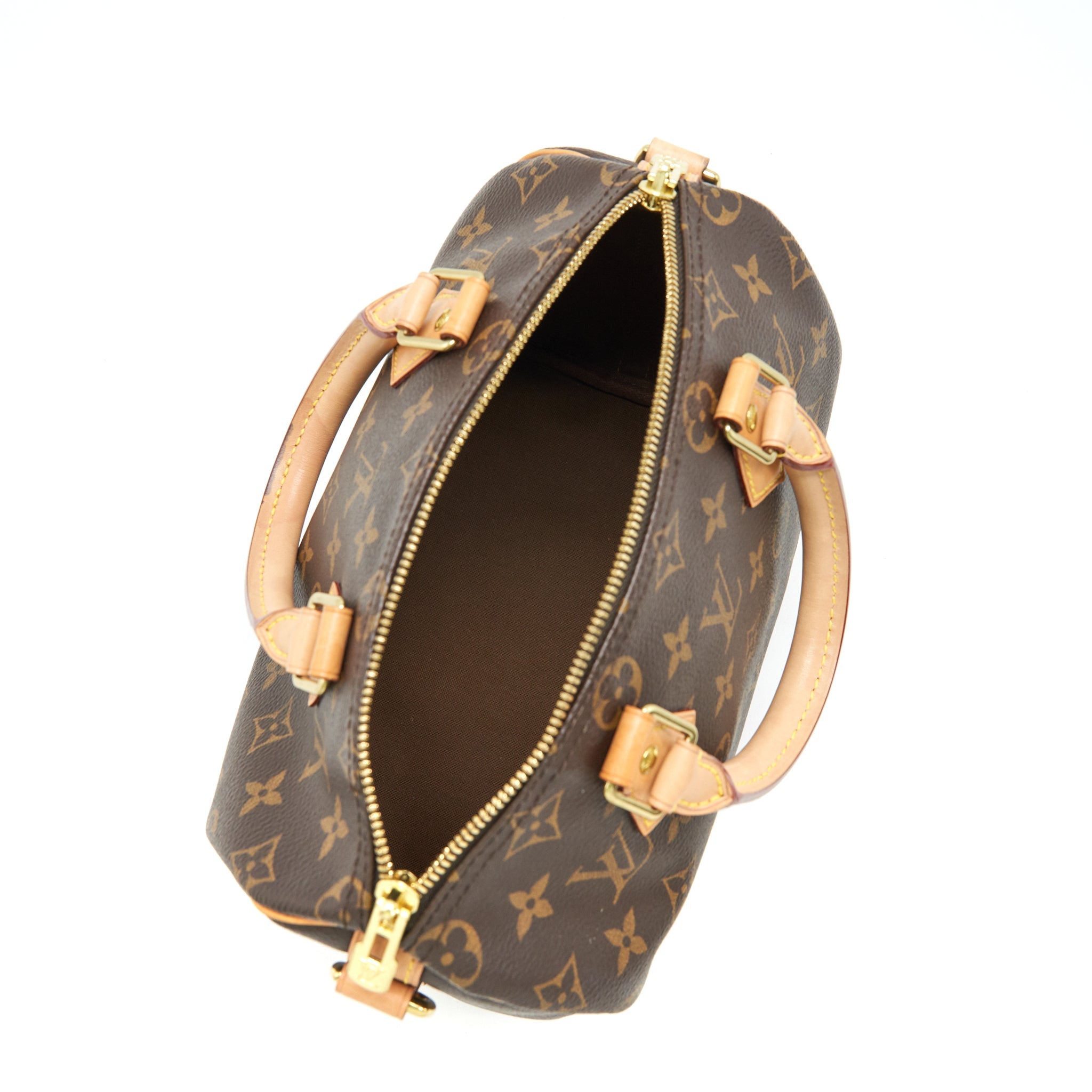 AAA Replica Louis Vuitton LV SPEEDY 25 BANDOULIÈRE MONOGRAM CANVAS
