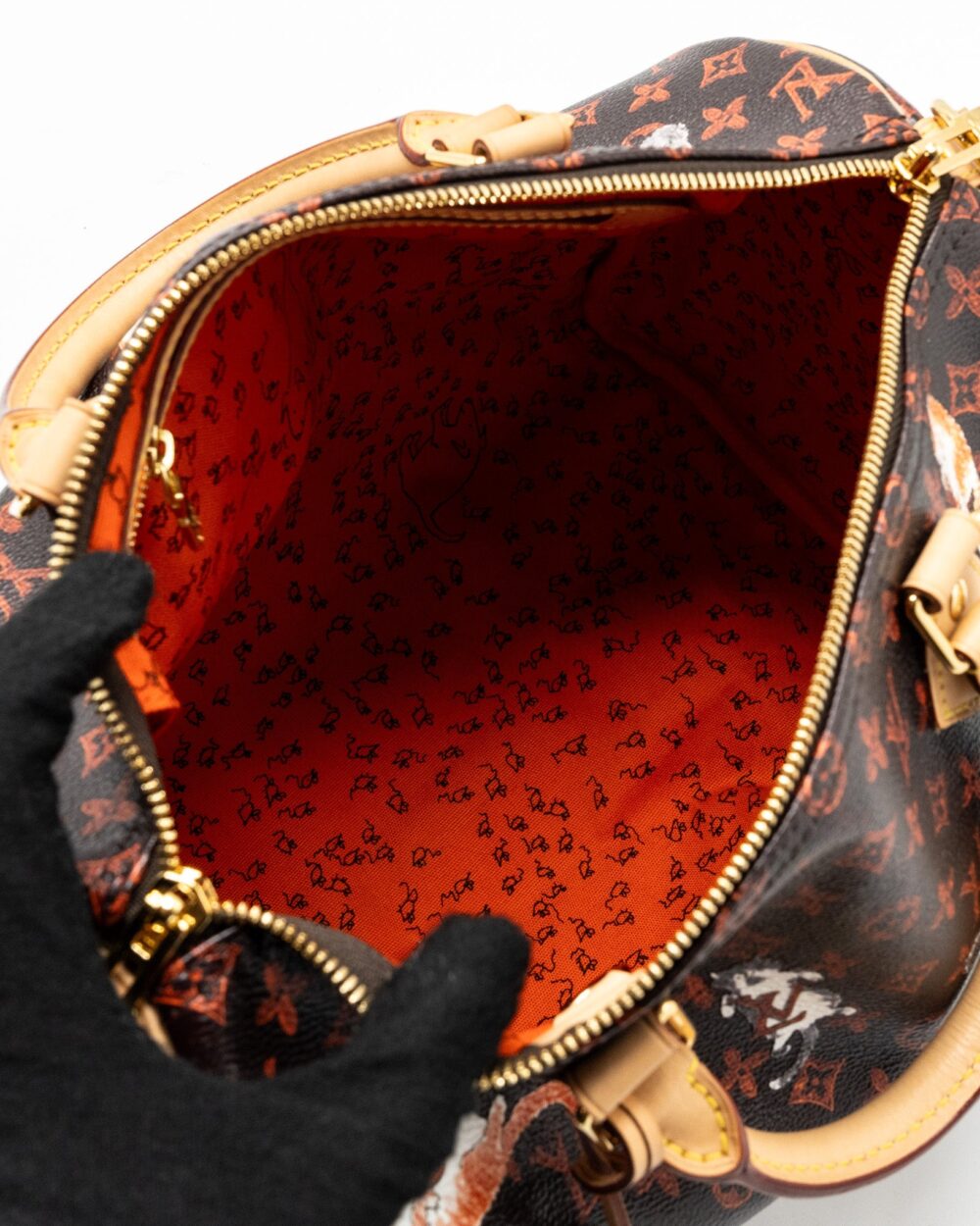 AAA Replica Louis Vuitton LV SPEEDY BANDOULIERE 30 CATOGRAM LIMITED EDITION CANVAS GHW