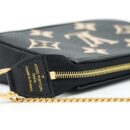 AAA Replica Louis Vuitton LV MINI POCHETTE ACCESSORIES BICOLOUR MONOGRAM ‘EM-REINTEGRATION BLACK SHW