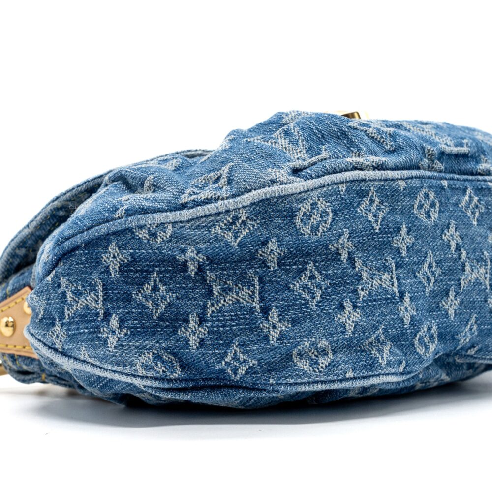 AAA Replica Louis Vuitton LV SUNSET BAG DENIM BLUE GHW (NEW VERSION)