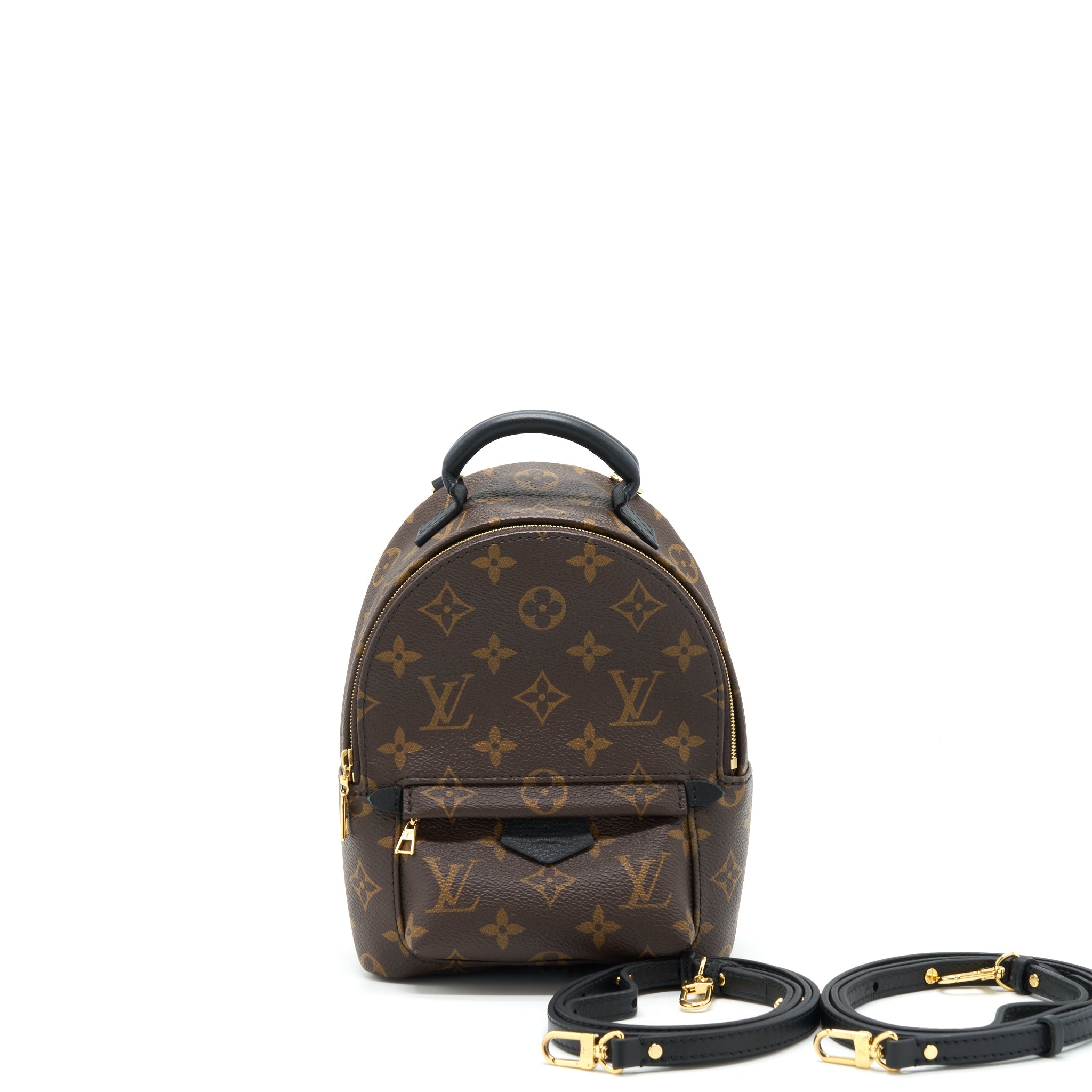 AAA Replica Louis Vuitton LV PALM SPRINGS MINI BACKPACK MONOGRAM CANVAS NEW ZIPPER