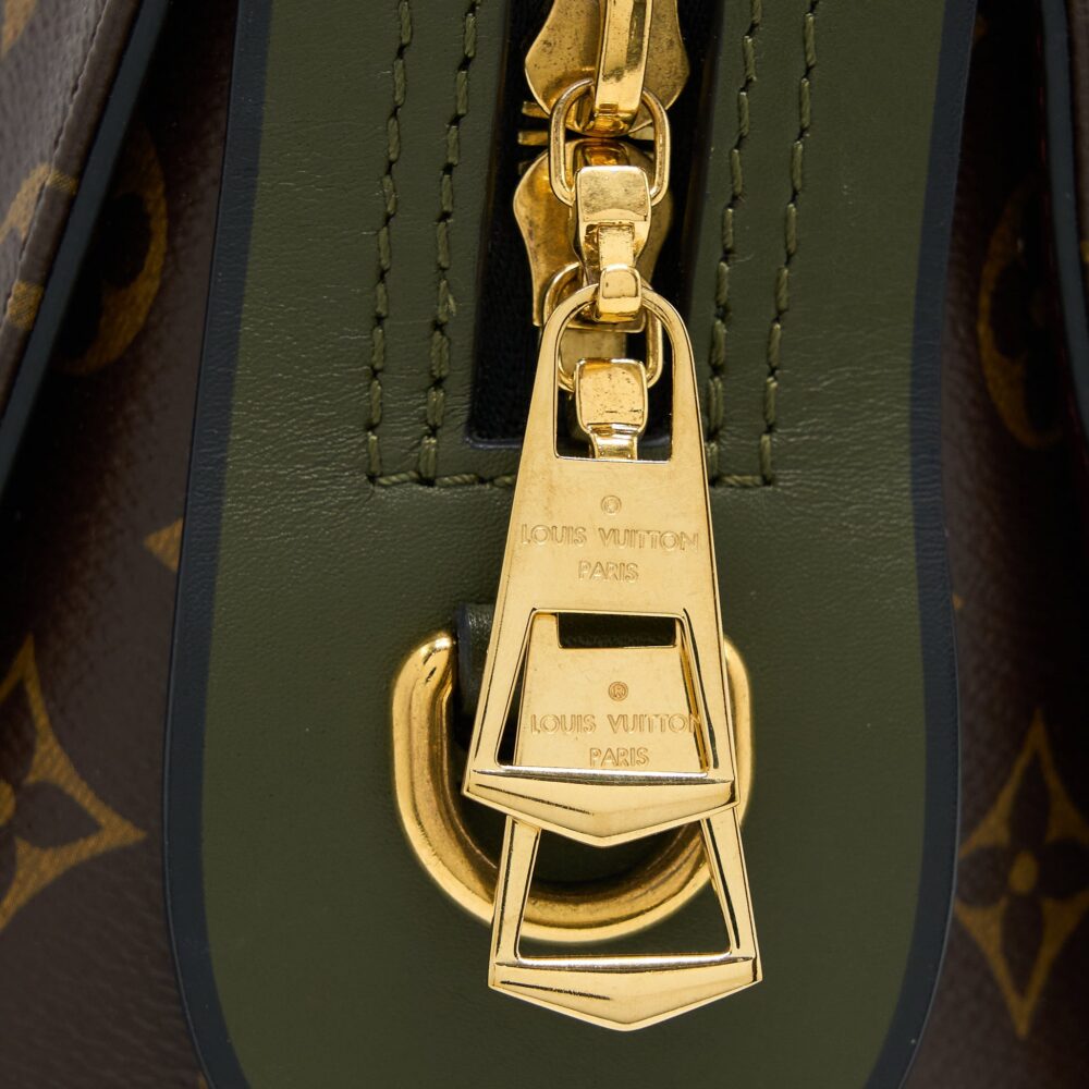 AAA Replica Louis Vuitton LV TUILERIES BAG MONOGRAM CANVAS GREEN/RED GHW