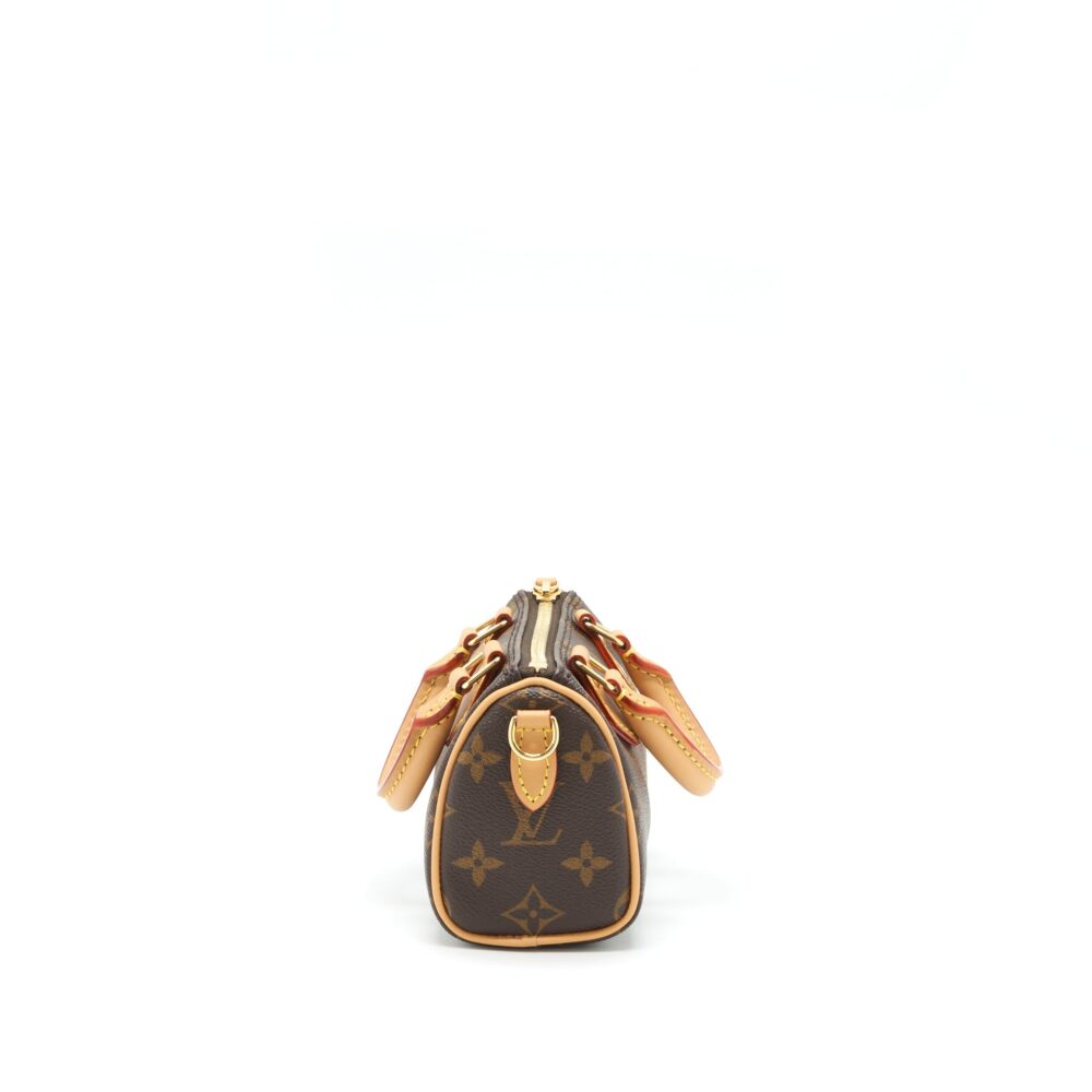 AAA Replica Louis Vuitton LV NANO SPEEDY NEW VERSION MONOGRAM CANVAS GHW