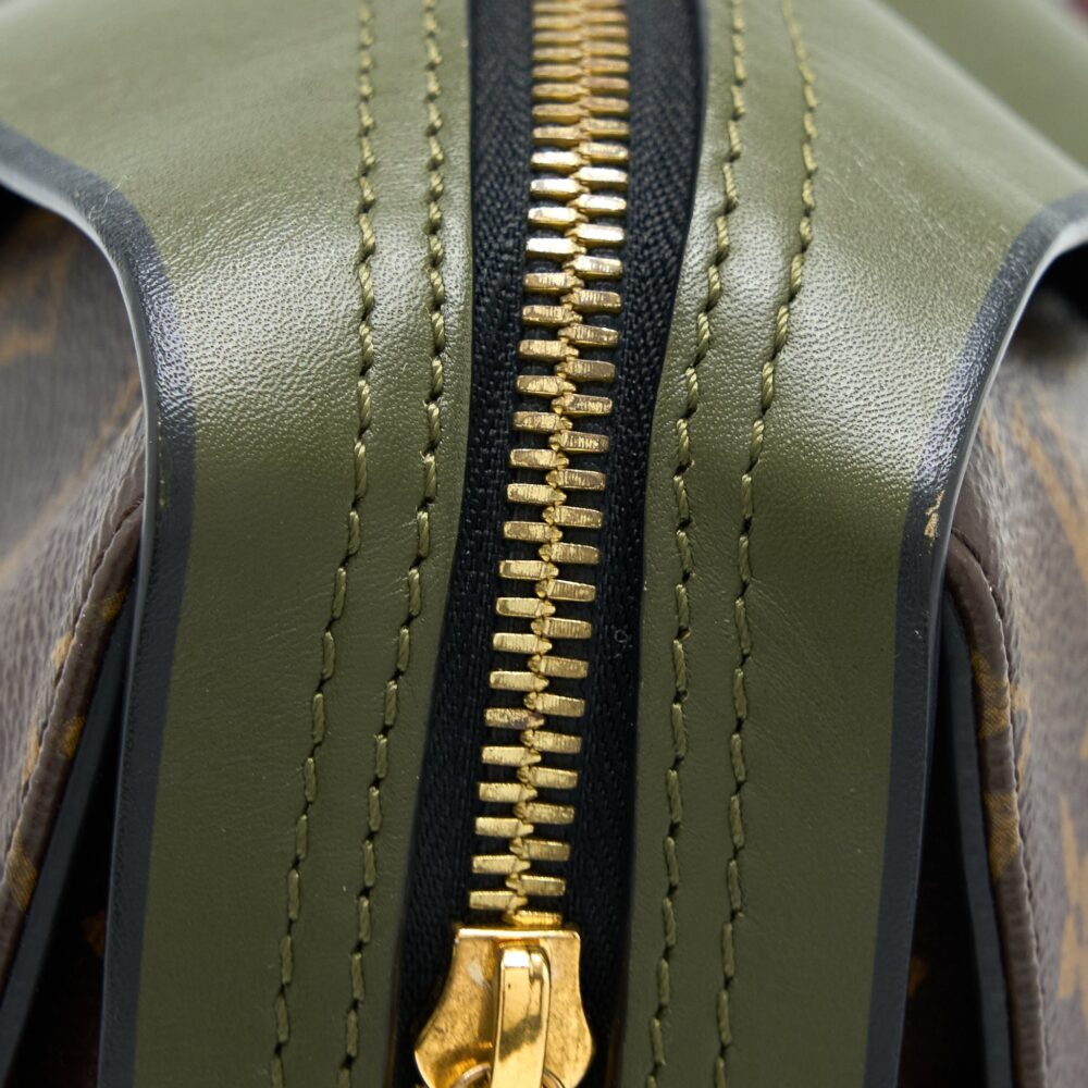 AAA Replica Louis Vuitton LV TUILERIES BAG MONOGRAM CANVAS GREEN/RED GHW