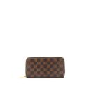 AAA Replica Louis Vuitton LV ZIPPY WALLET IN DAMIER EBENE
