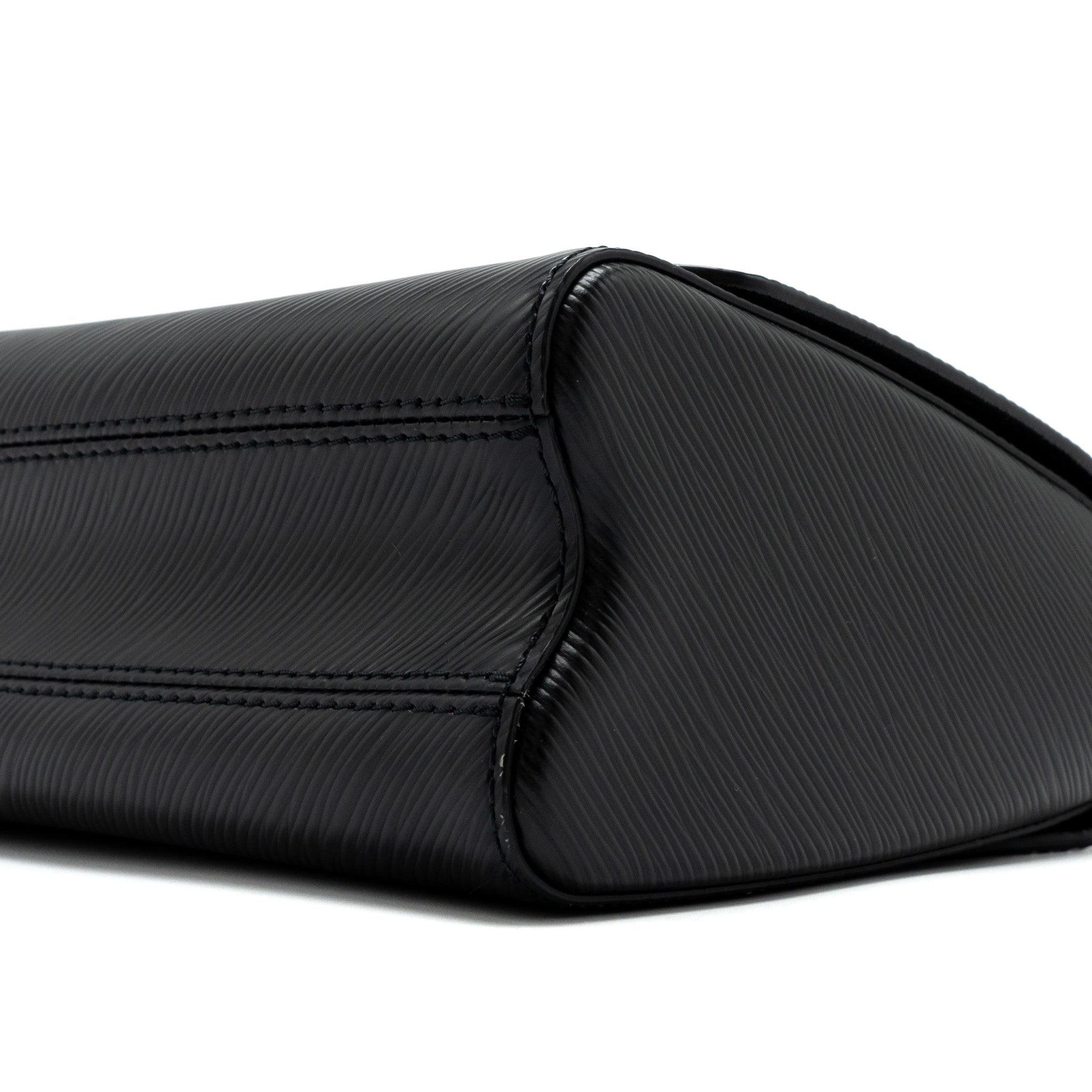 AAA Replica Louis Vuitton LV TWIST MM EPI BLACK GHW