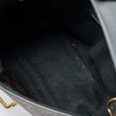 AAA Replica Louis Vuitton LV TOP HANDLE FLAP BAG MONOGRAM CANVAS / CALFSKIN BLACK GHW