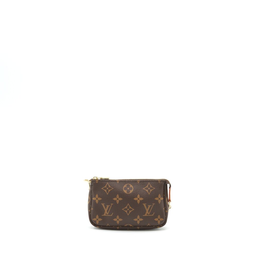 AAA Replica Louis Vuitton LV MINI POCHETTE MONOGRAM CANVAS GHW