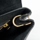 AAA Replica Louis Vuitton LV TOP HANDLE FLAP BAG MONOGRAM CANVAS / CALFSKIN BLACK GHW
