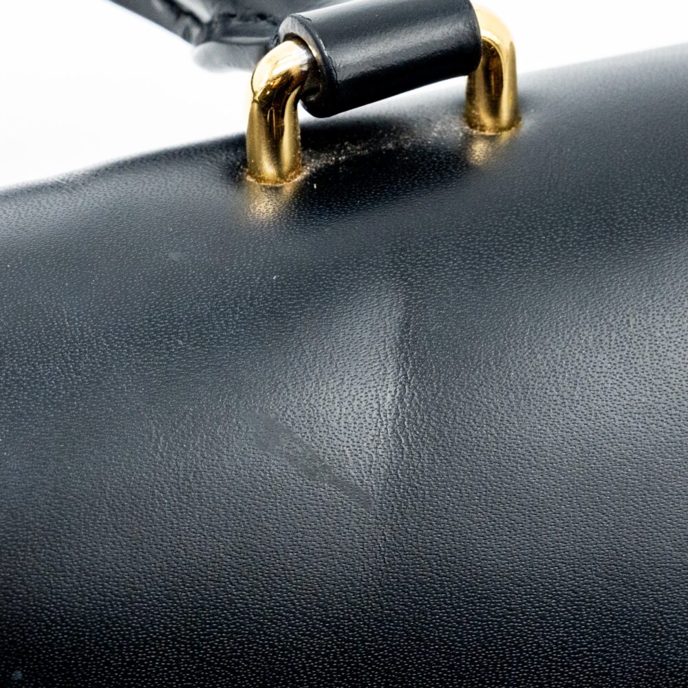 AAA Replica Louis Vuitton LV TOP HANDLE FLAP BAG MONOGRAM CANVAS / CALFSKIN BLACK GHW