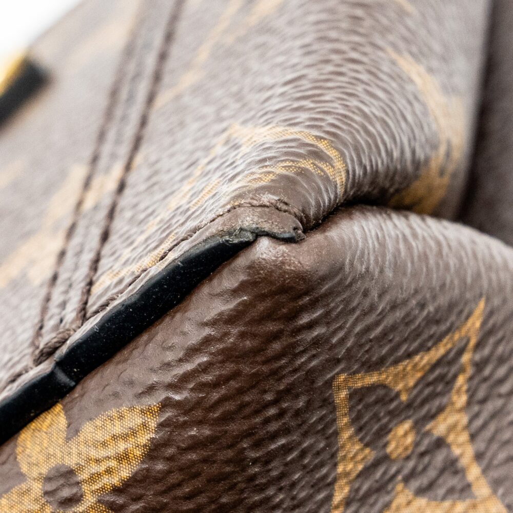 AAA Replica Louis Vuitton LV TOP HANDLE FLAP BAG MONOGRAM CANVAS / CALFSKIN BLACK GHW