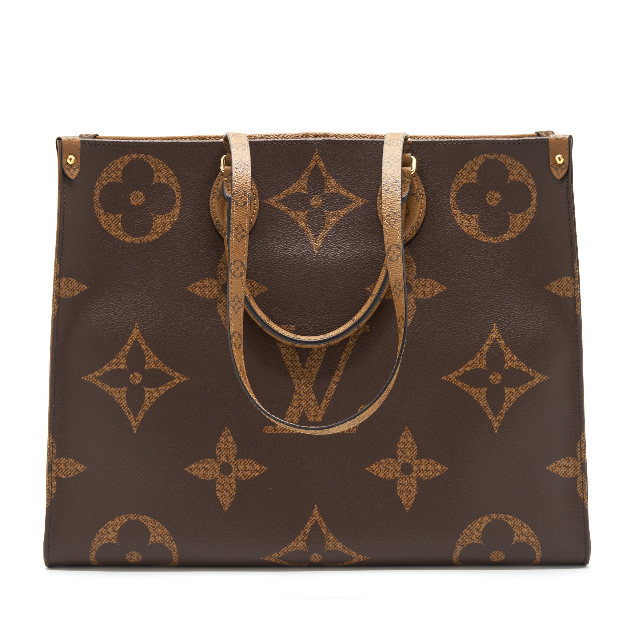 AAA Replica Louis Vuitton LV ON THE GO GM MONOGRAM REVERSE CANVAS GHW