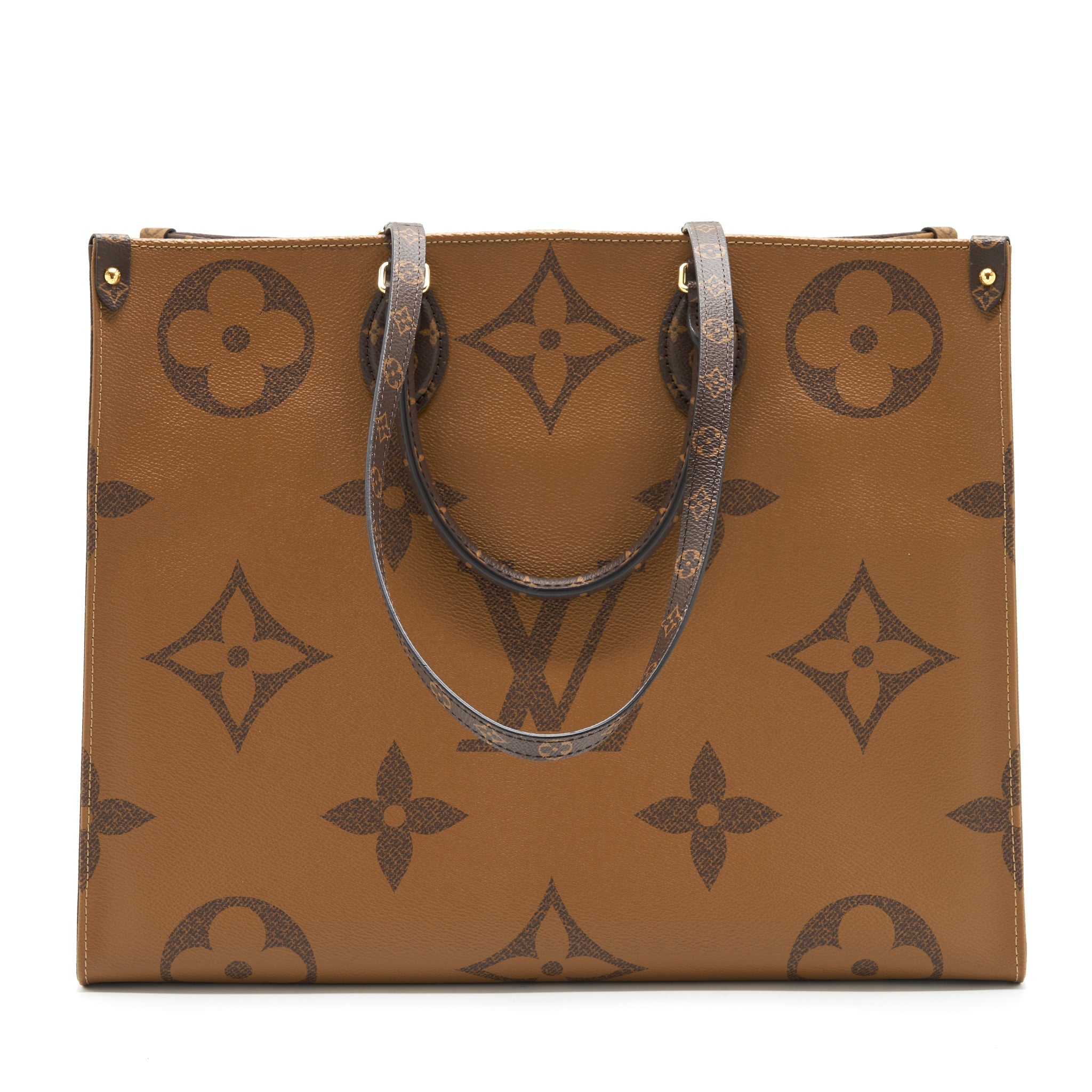 AAA Replica Louis Vuitton LV ON THE GO GM MONOGRAM REVERSE CANVAS GHW