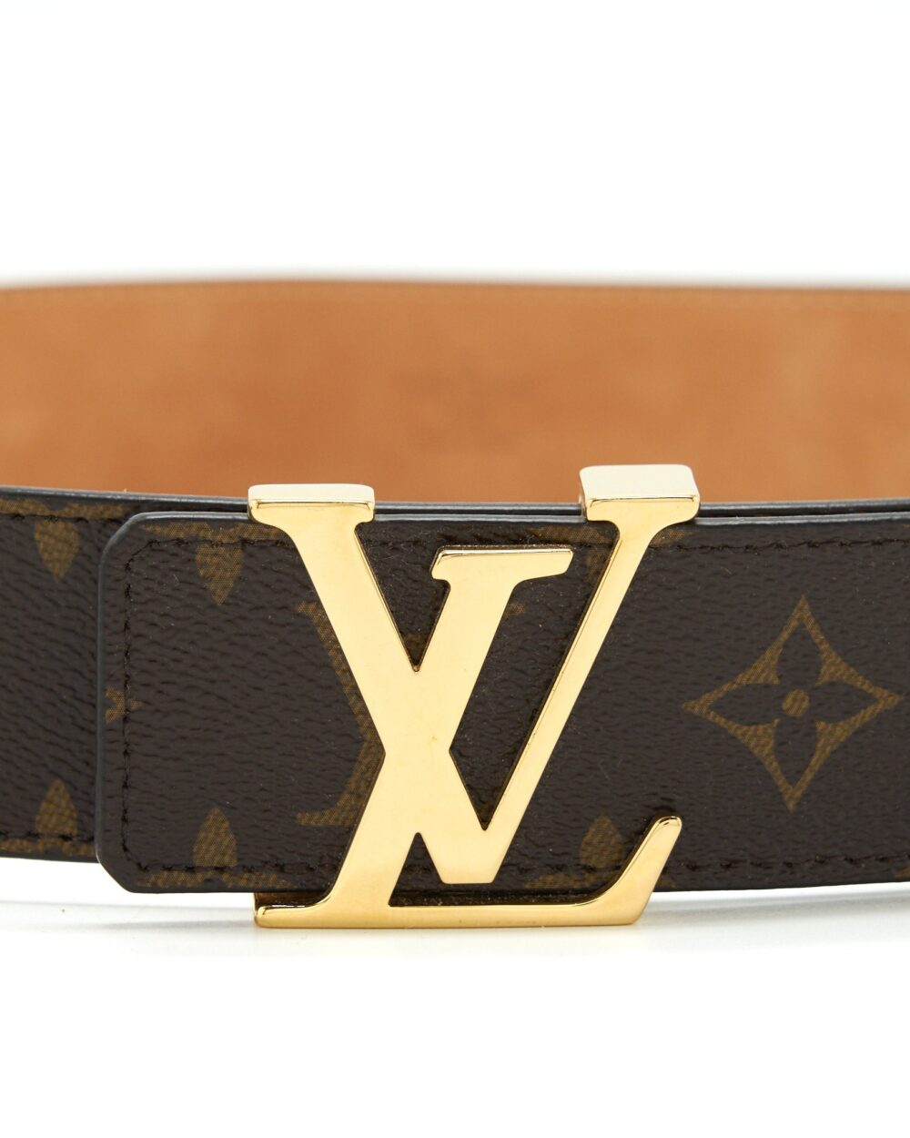 AAA Replica Louis Vuitton LV SIZE 95 BELT MONOGRAM GHW