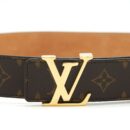 AAA Replica Louis Vuitton LV SIZE 95 BELT MONOGRAM GHW