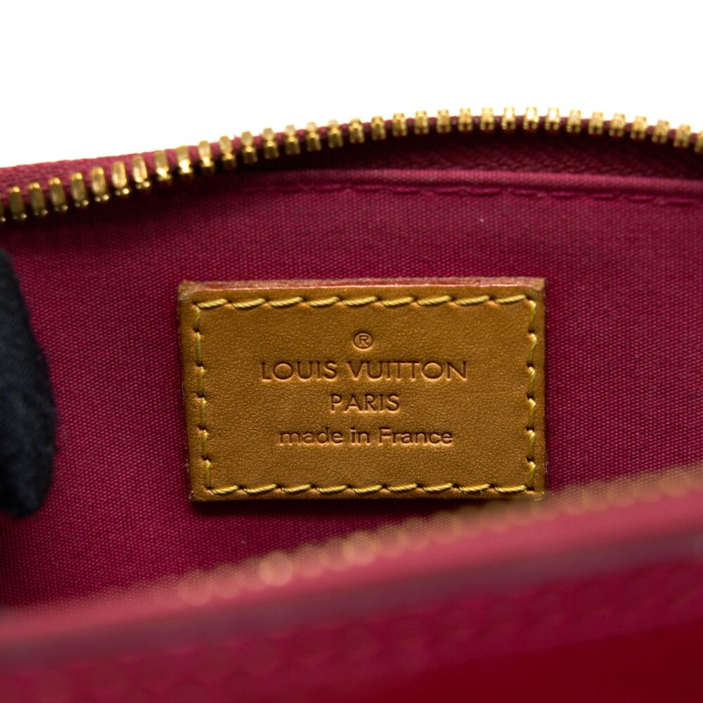 AAA Replica Louis Vuitton LV ALMA BB PATENT INDIAN ROSE GHW