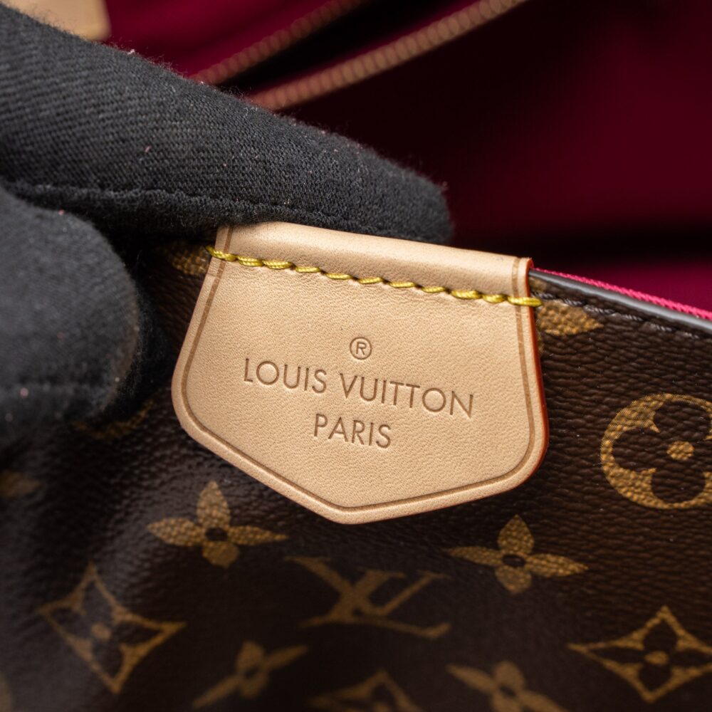 AAA Replica Louis Vuitton LV GRACEFUL MM MONOGRAM CANVAS/PIVOINE GHW (NEW VERSION)
