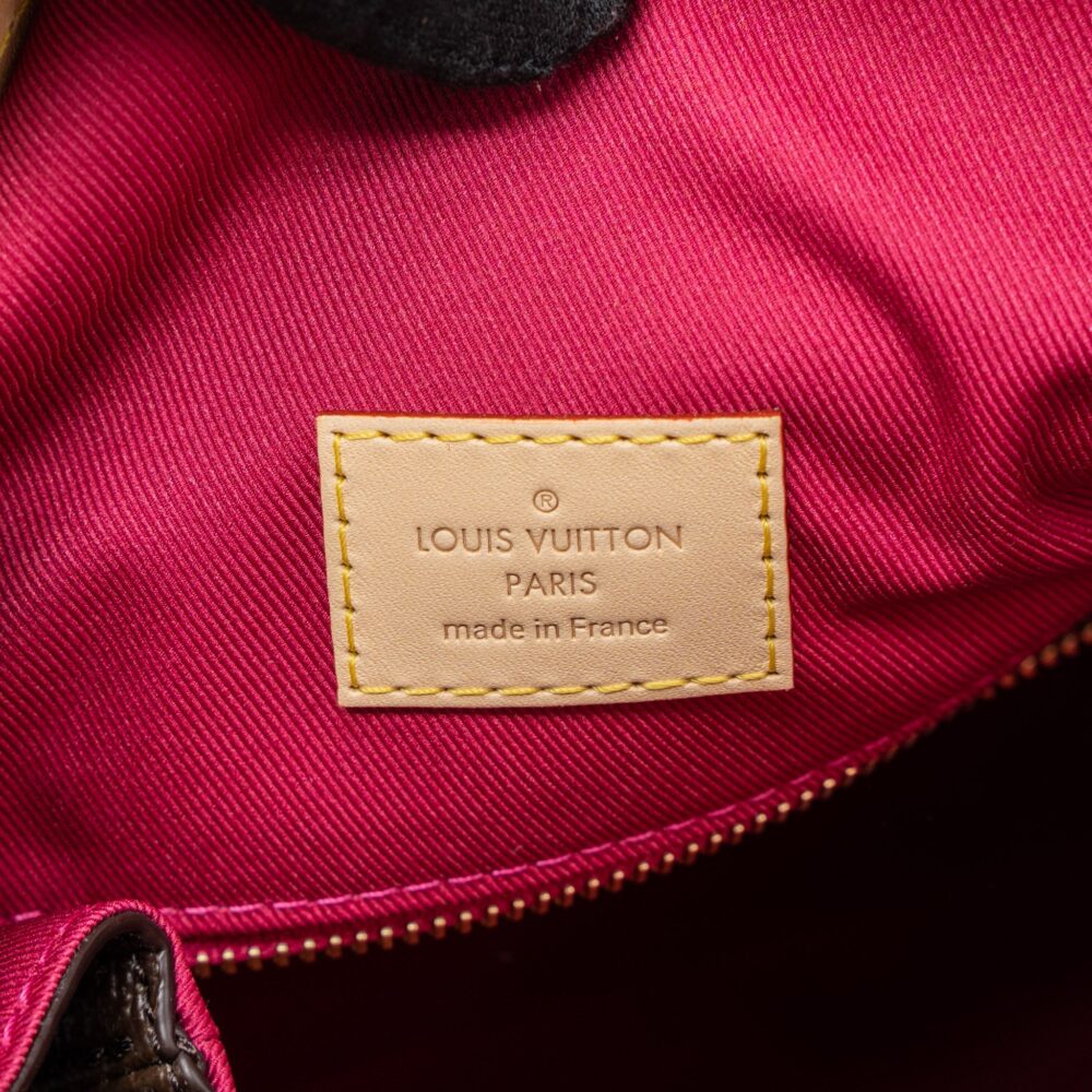 AAA Replica Louis Vuitton LV GRACEFUL MM MONOGRAM CANVAS/PIVOINE GHW (NEW VERSION)