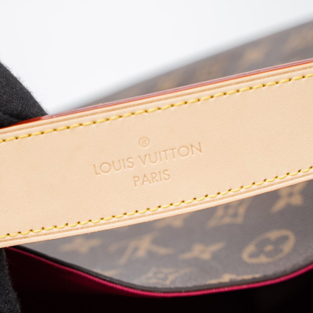 AAA Replica Louis Vuitton LV GRACEFUL MM MONOGRAM CANVAS/PIVOINE GHW (NEW VERSION)