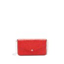 AAA Replica Louis Vuitton LV FELICIE POCHETTE RED SHW