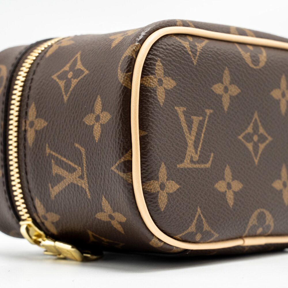 AAA Replica Louis Vuitton LV NICE NANO MONOGRAM CANVAS GHW