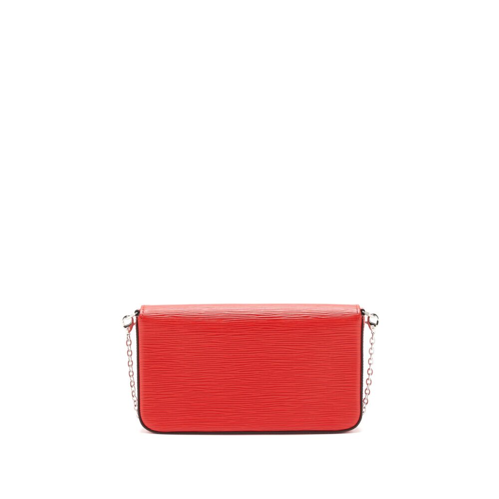 AAA Replica Louis Vuitton LV FELICIE POCHETTE RED SHW