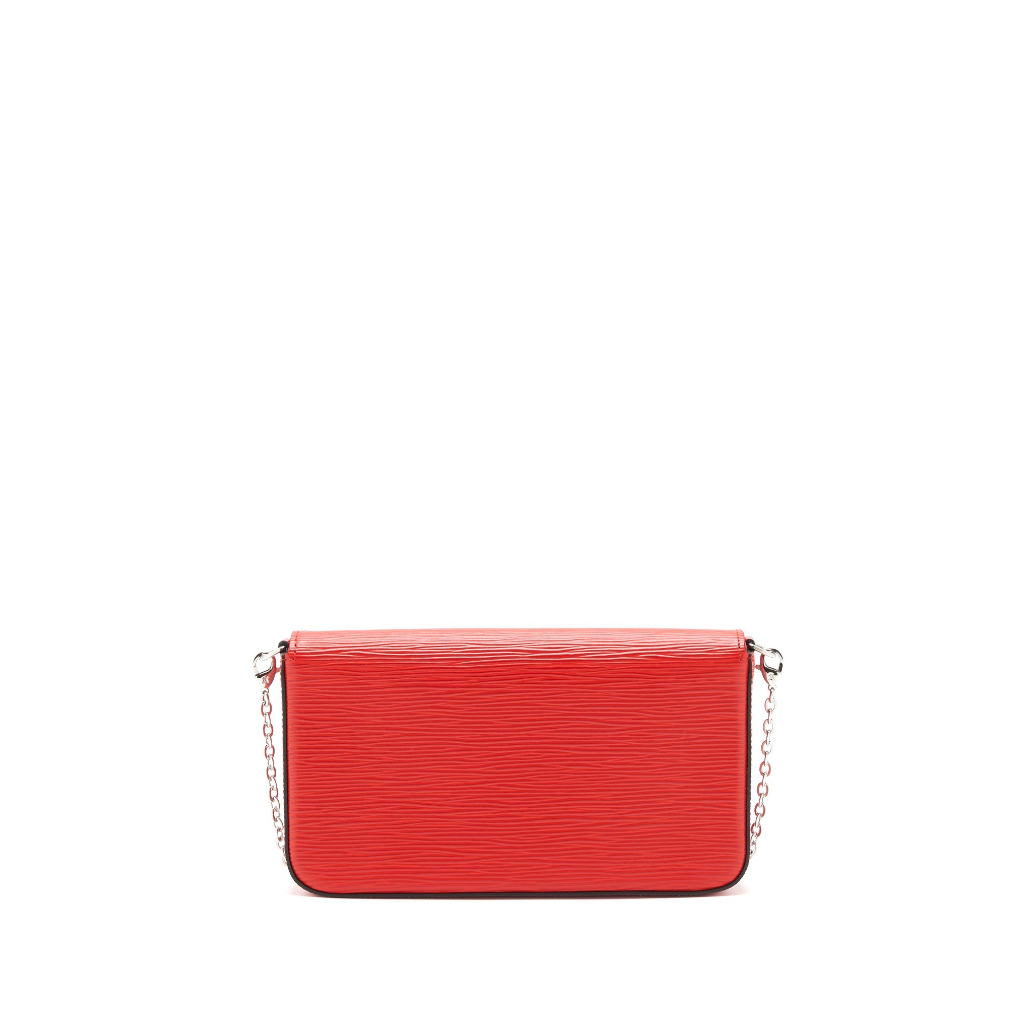 AAA Replica Louis Vuitton LV FELICIE POCHETTE RED SHW