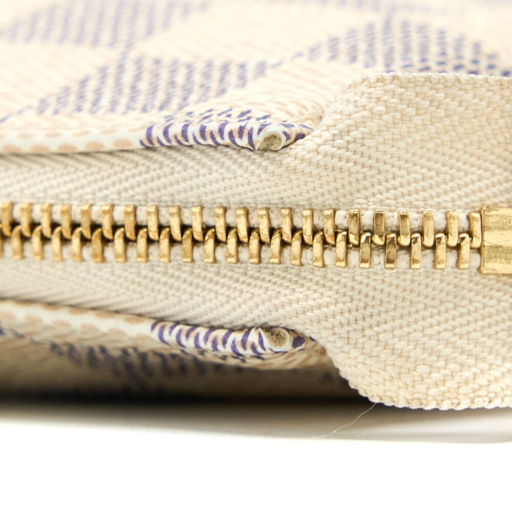 AAA Replica Louis Vuitton LV MINI POCHETTE DAMIER AZUR CANVAS GHW