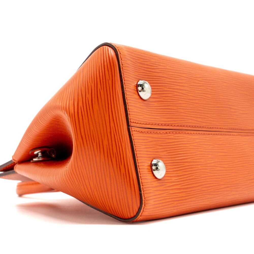 AAA Replica Louis Vuitton LV TOP HANDLE TOTE BAG EPI ORANGE SHW
