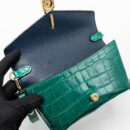 AAA Replica Louis Vuitton LV PADLOCK ON STRAP CROCODILE BRILLANT GREEN GHW